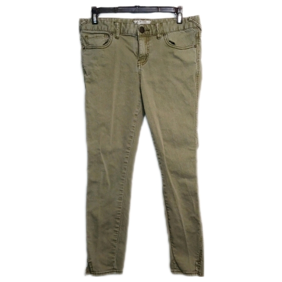 Free People Denim - Free People Light Green Hippie Jeans Size 27